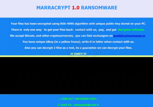 Eliminar .[newpatek@cock.li].MARRA files