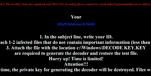 Eliminar Dec ransomware