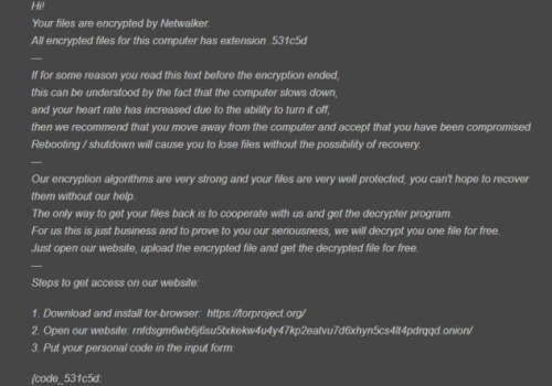 Eliminar ENCL ransomware