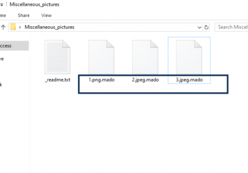 Eliminar Mado file ransomware