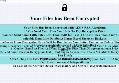 Eliminar PonyFinal ransomware