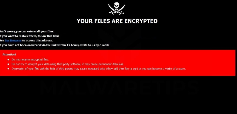 TRAMP extension ransomware