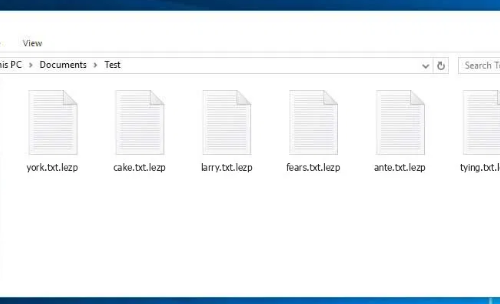 Eliminar .lezp files virus