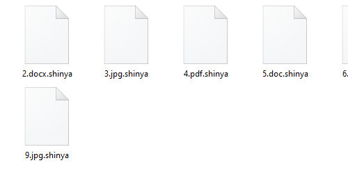 Eliminar .shinya extension virus