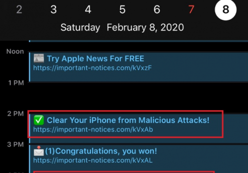 Cancellare gli iPhone attacchi dannosi