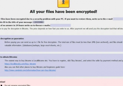 Eking ransomware Retiro