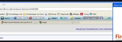 Remove IObitCom Toolbar