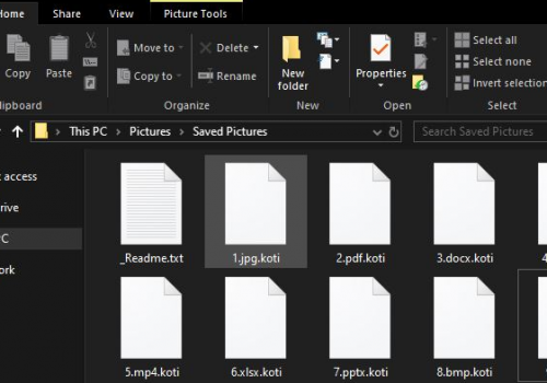 Eliminar KOTI file virus