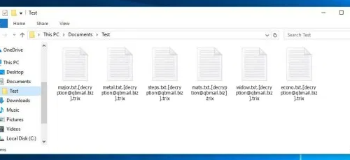 Eliminar Trix ransomware