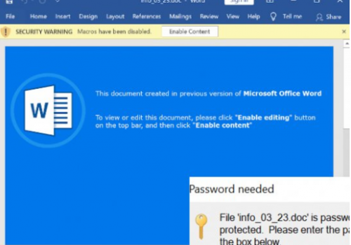 Valak malware Retiro