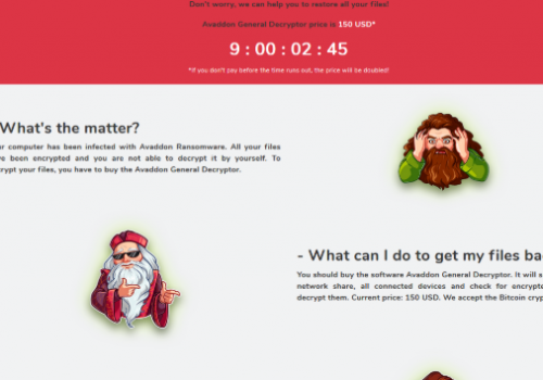 Eliminar Avaddon ransomware