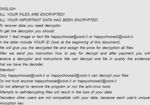 Eliminar Frogo ransomware virus