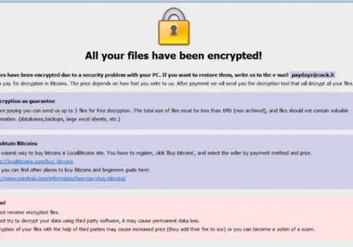 Eliminar !Shadow ransomware