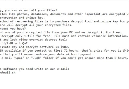 WCH ransomware Retiro