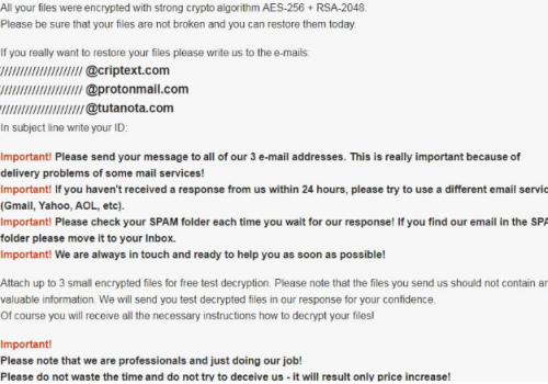 Eliminar .AL8G Files Ransomware