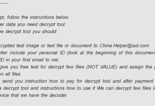 Eliminar Alpha865qqz ransomware