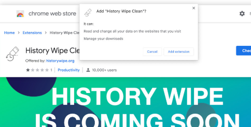 History Wipe Clean