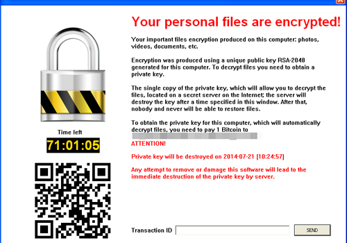 Eliminar XCrypto Ransomware