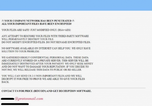 Eliminar RS ransomware