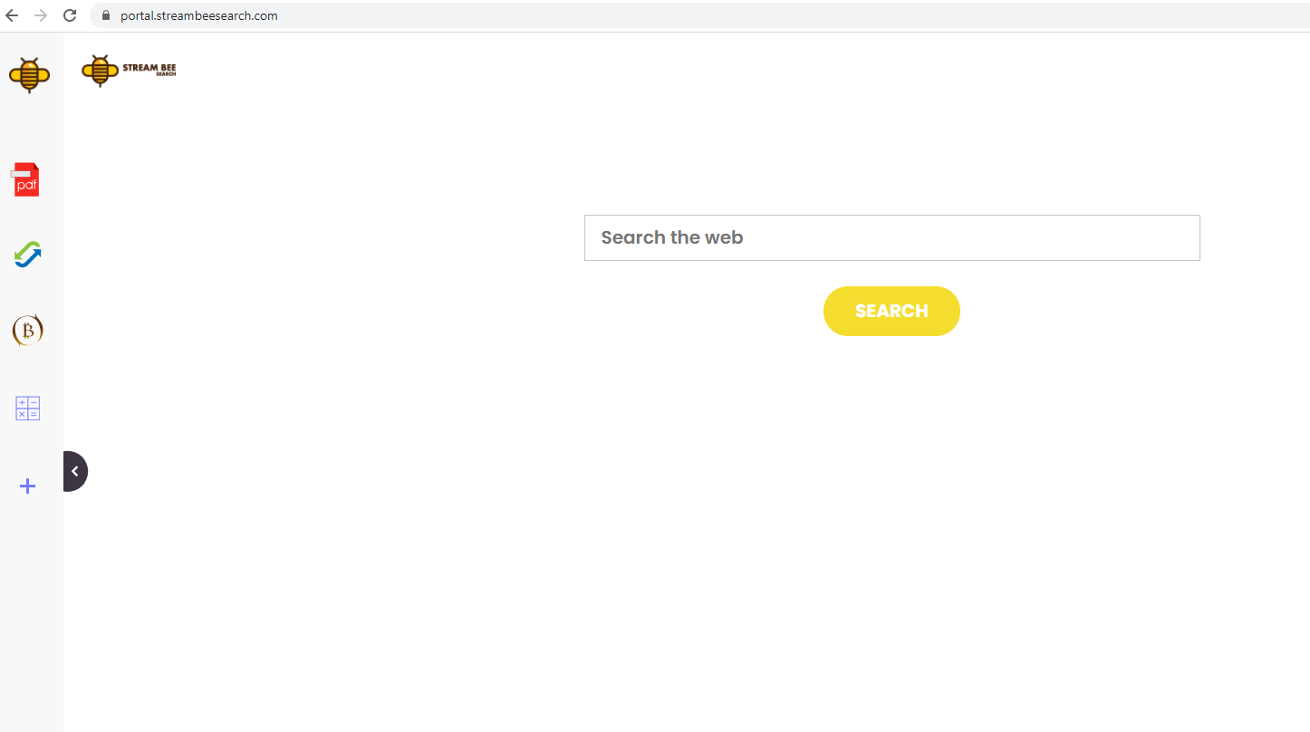 StreamBeeSearch Redirect Virus