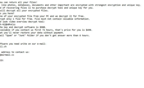 Eliminar Vari ransomware