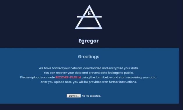 Egregor ransomware