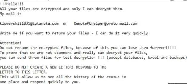 Hbdalna ransomware