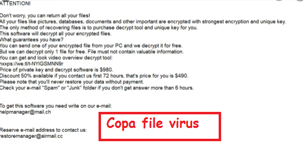 Copa file virus