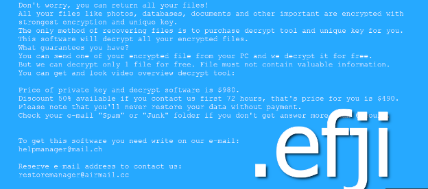 Efji File-Locking Malware