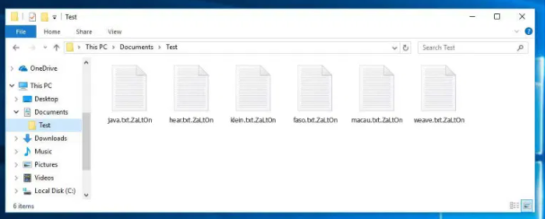ZaLtOn file ransomware