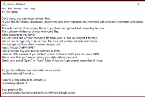 Company Network Was Riddled ransomware