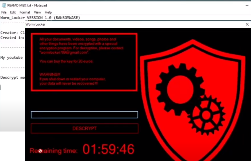 WormLocker ransomware