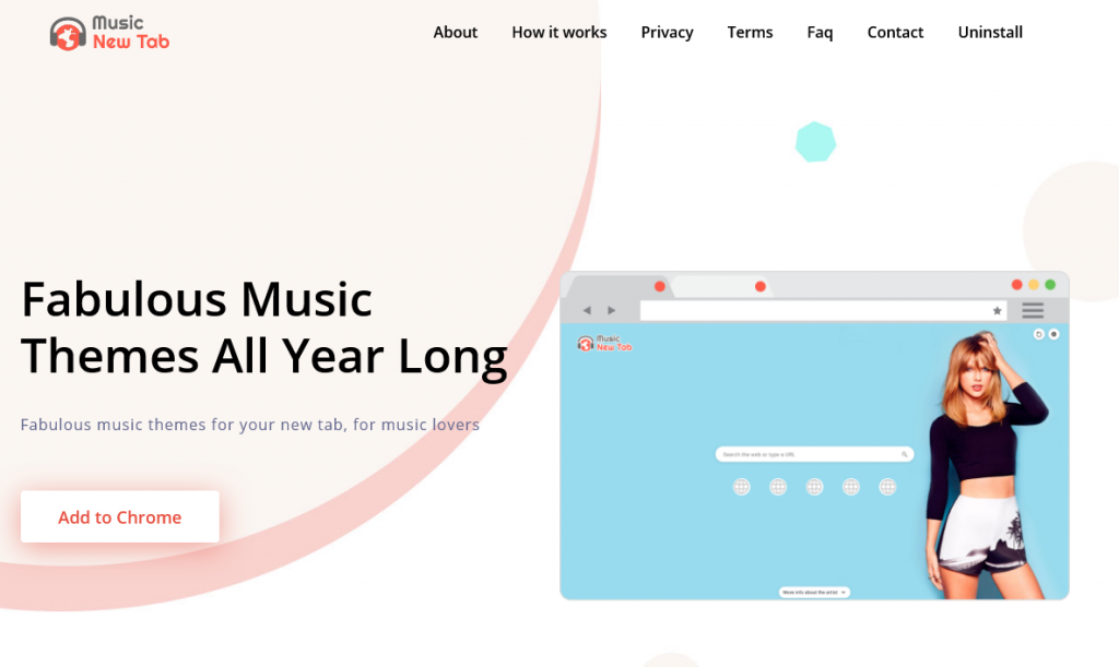 Music New Tab