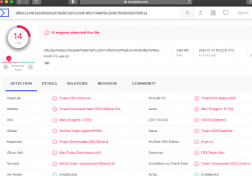 Eliminar OSAMiner Mac Malware