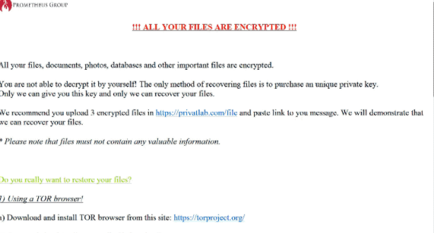 PROM ransomware