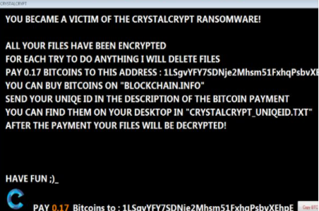 CRYSTAL ransomware
