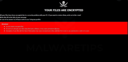 Findnotefile ransomware