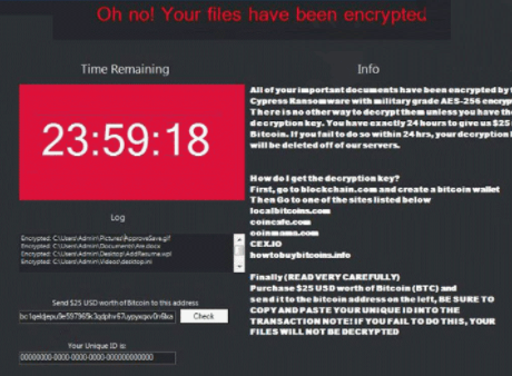 Cypress ransomware