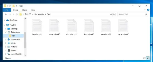 Orkf Ransomware