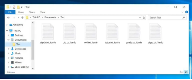 Temlo ransomware
