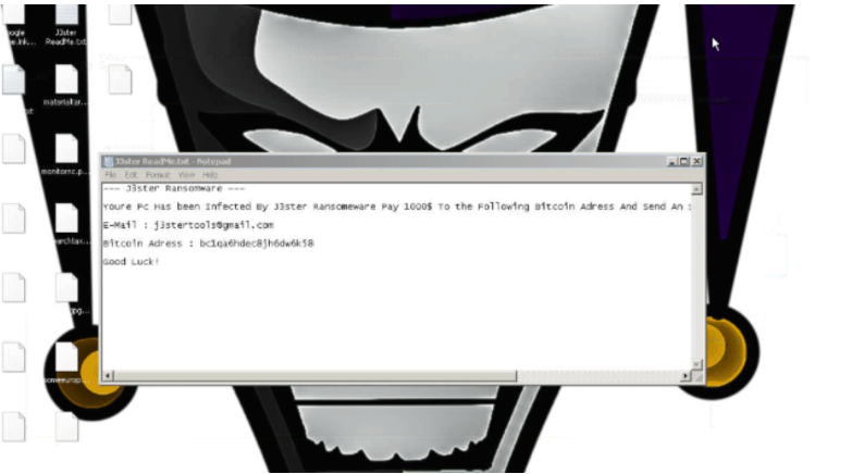 J3ster Ransomware