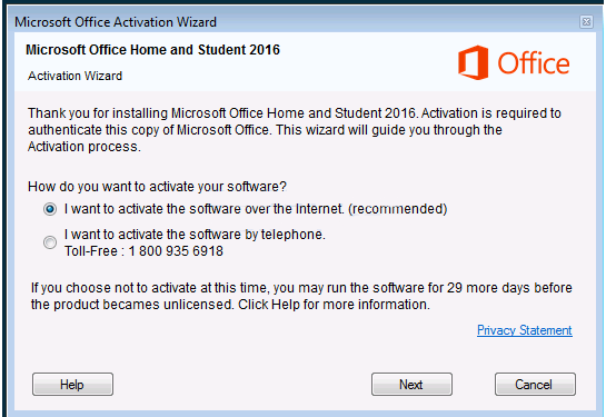 Microsoft Office Activation Wizard Scam