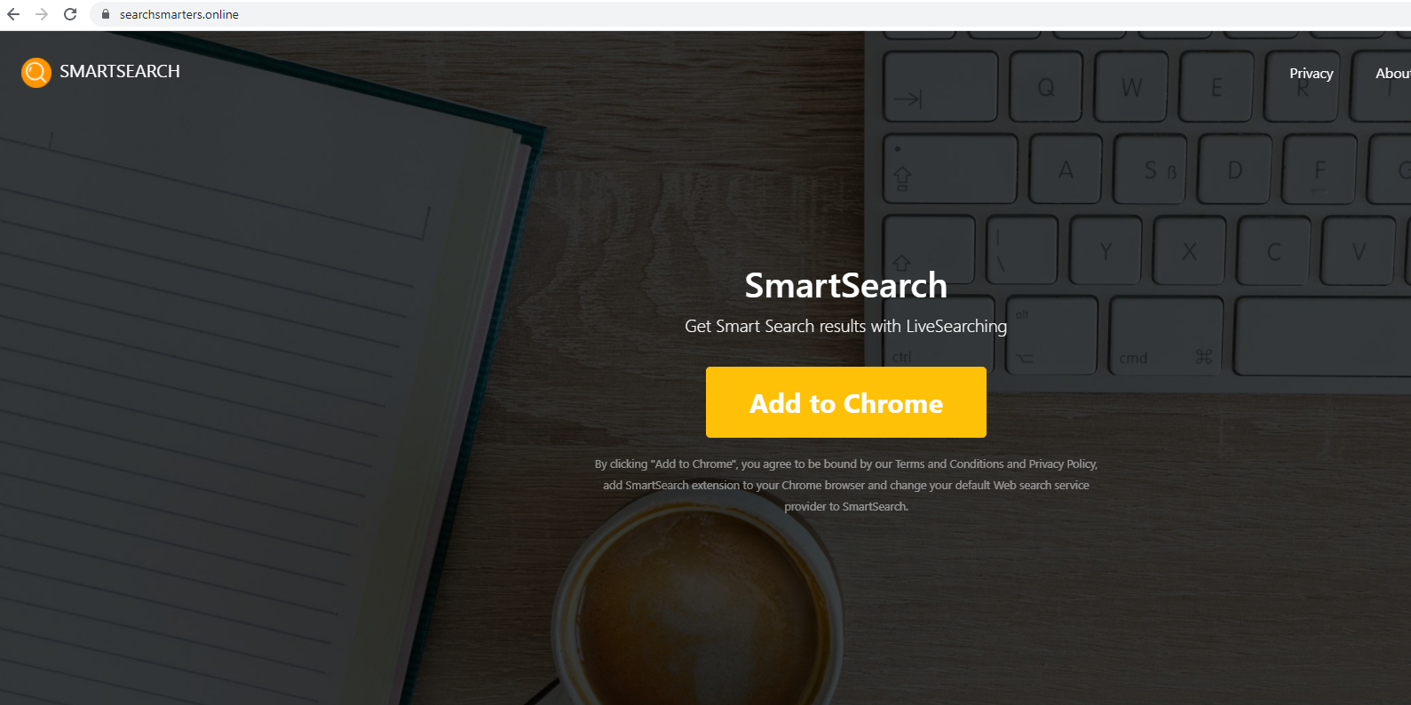 Rimuovi Searchsmarters.online – Rimozione di Smart Search Virus
