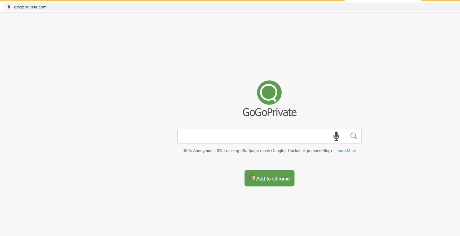 gogoprivate.com suppression – Supprimer Moteur de recherche privé