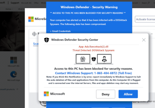 Hindari ditipu oleh peringatan ” Windows Defender Security Center ” palsu