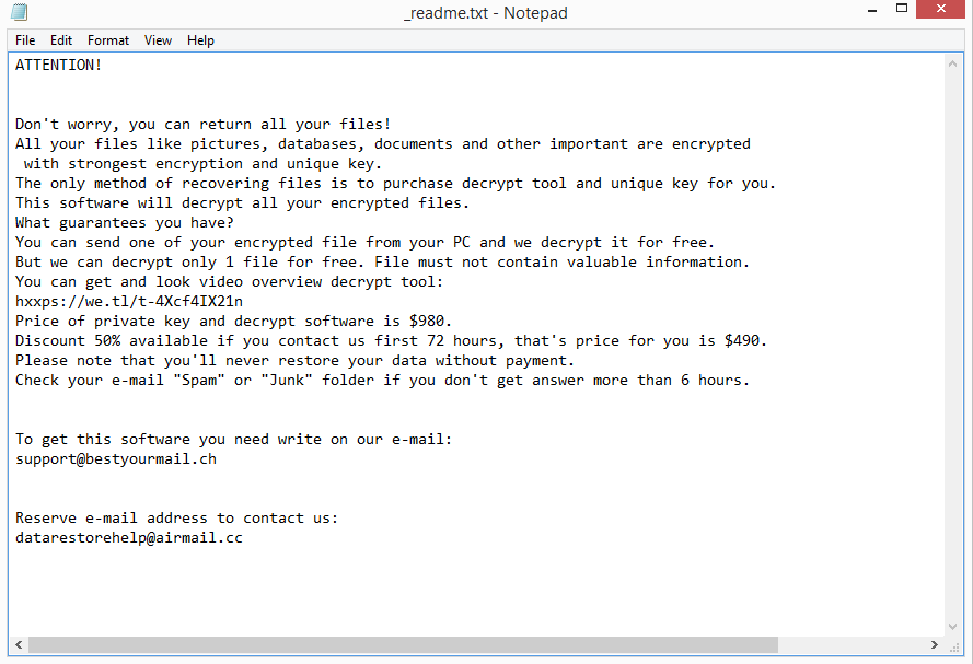 Aamv ransomware note