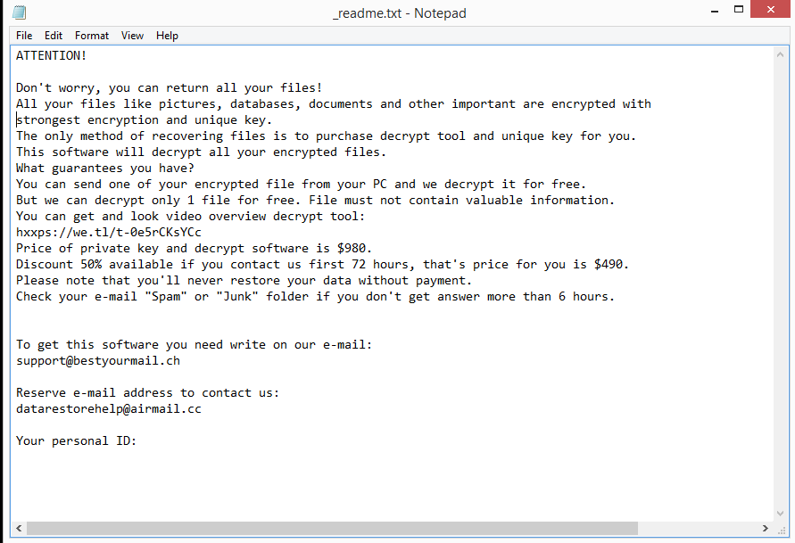 Eewt ransomware note