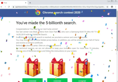 How to fix You’ve Made The 5-billionth Search POP-UP Scam