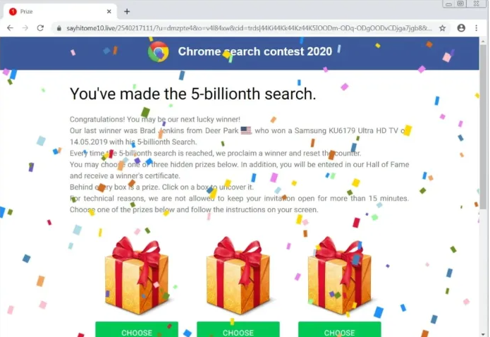 You’ve Made The 5-billionth Search POP-UP Scam
