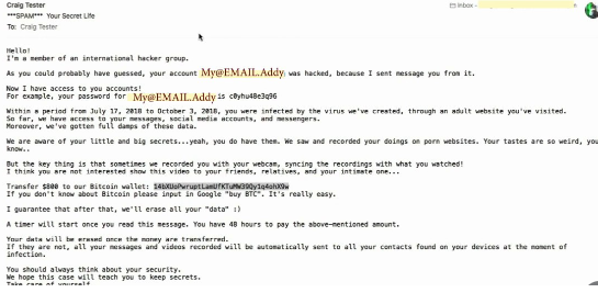 We Have Hacked Your Website Email Scam – Hva skal jeg gjøre?